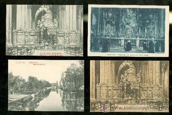 Postales: LOTE DE 20 TARJETAS POSTALES DE ZARAGOZA. - Foto 4