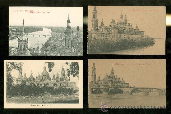Postales: LOTE DE 20 TARJETAS POSTALES DE ZARAGOZA. - Foto 2