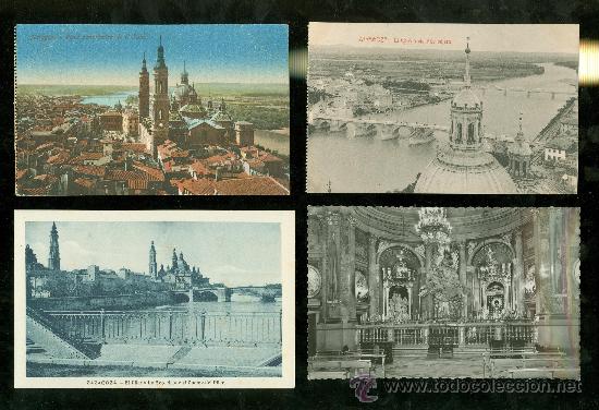 Postales: LOTE DE 20 TARJETAS POSTALES DE ZARAGOZA. - Foto 3