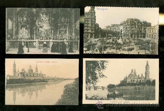 Postales: LOTE DE 20 TARJETAS POSTALES DE ZARAGOZA. - Foto 4