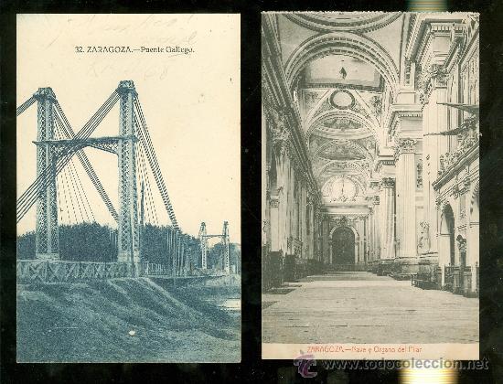 Postales: LOTE DE 20 TARJETAS POSTALES DE ZARAGOZA. - Foto 5