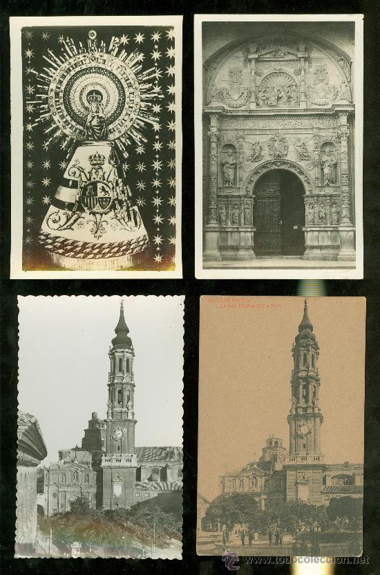 Postales: LOTE DE 20 TARJETAS POSTALES DE ZARAGOZA. - Foto 1