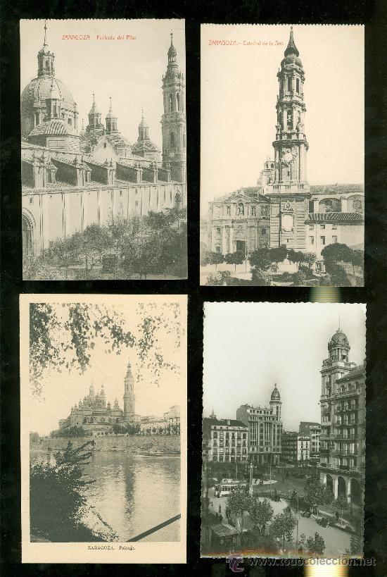 Postales: LOTE DE 20 TARJETAS POSTALES DE ZARAGOZA. - Foto 1