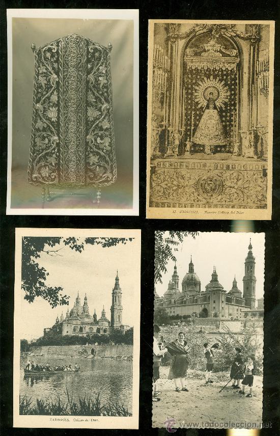 Postales: LOTE DE 20 TARJETAS POSTALES DE ZARAGOZA. - Foto 2