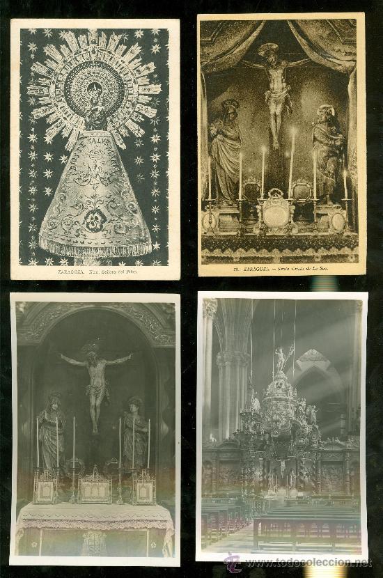 Postales: LOTE DE 20 TARJETAS POSTALES DE ZARAGOZA. - Foto 3