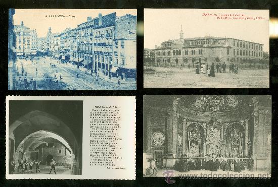 Postales: LOTE DE 20 TARJETAS POSTALES DE ZARAGOZA. - Foto 5