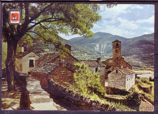 Postales: VALLE DE BROTO - IGLESIA Y TORRE