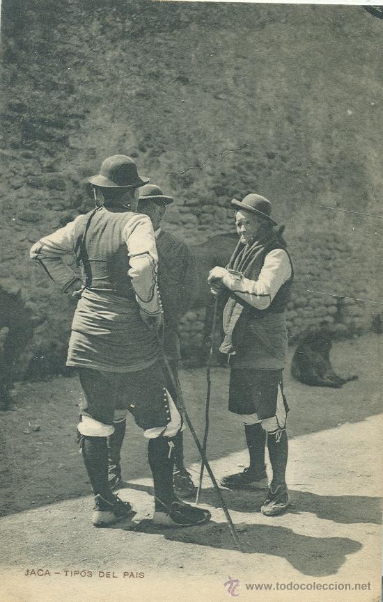 Postales: JACA TIPOS DEL PA&Iacute;S. ALTOARAG&Oacute;N. HACIA 1920.