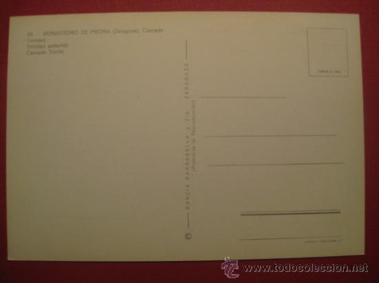 Postales: MONASTERIO DE PIEDRA, ZARAGOZA - REF.: R-9-71 - Foto 2