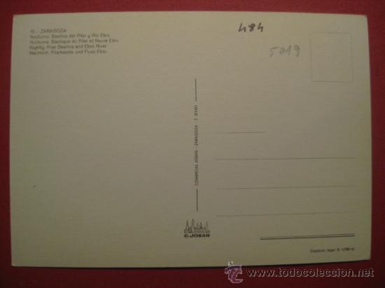 Postales: ZARAGOZA - REF.: R-9-55 - Foto 2