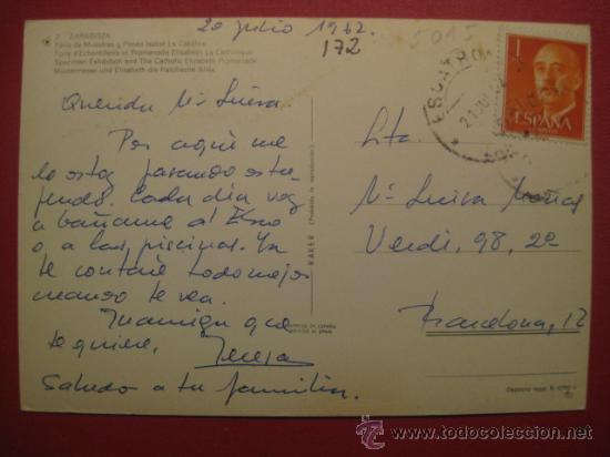 Postales: ZARAGOZA - REF.: R-9-51 - Foto 2