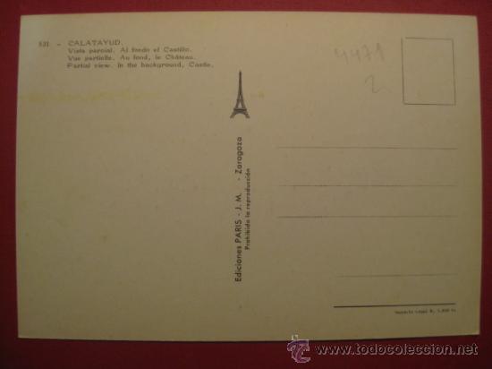 Postales: CALATAYUD - REF.: R-9-43 - Foto 2