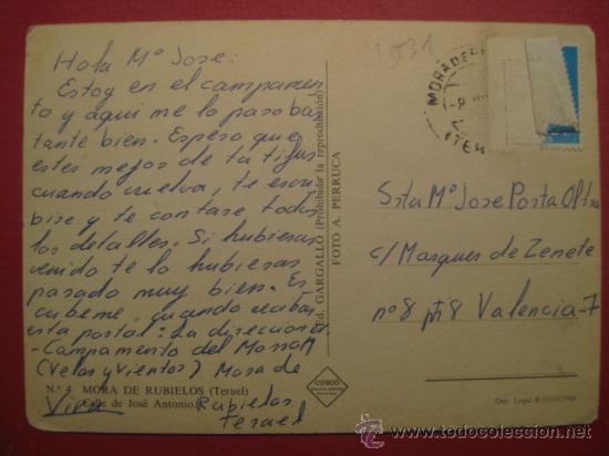 Postales: MORA DE RUBIELOS - REF.: R-9-29 - Foto 2