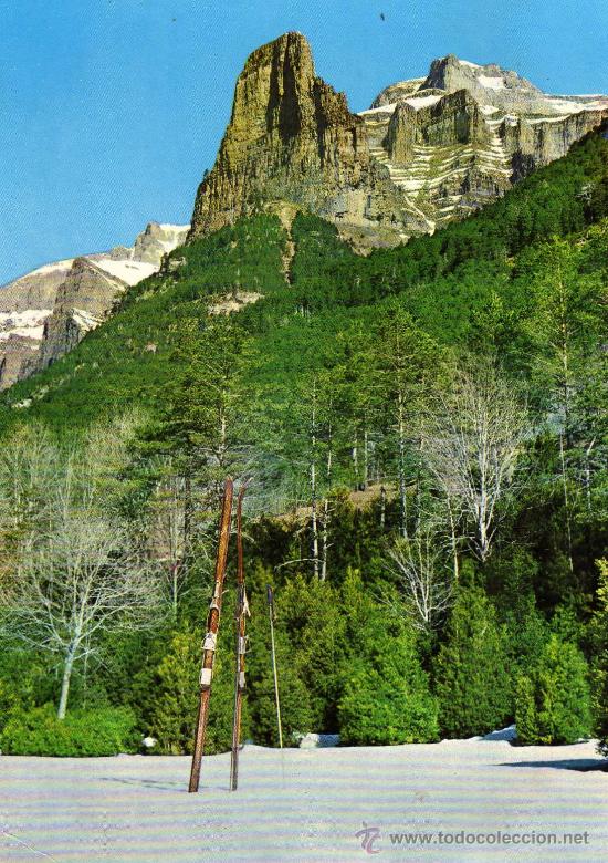 Postales: PIRINEO ARAGON&Eacute;S PARQUE NACIONAL DE ORDESA N&ordm; 34 TOZAL DEL MALLO ED. SICILIA