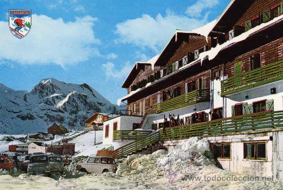 Postales: PIRINEO ARAGON&Eacute;S CANDANCH&Uacute; N&ordm; 75 HOTEL CANDANCH&Uacute; FOTO PE&Ntilde;ARROYA