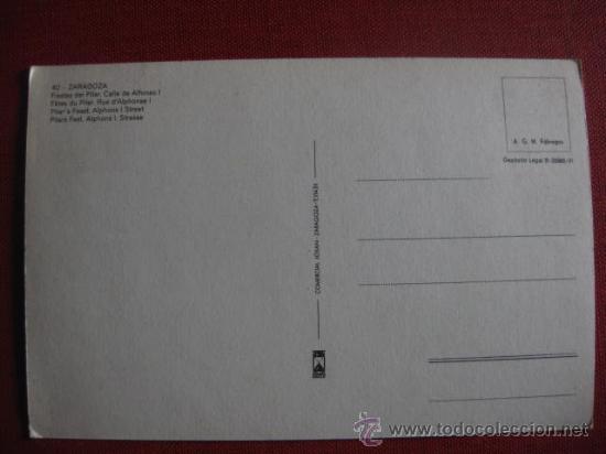 Postales: ZARAGOZA.  -   REF .  AH - 174 - Foto 2