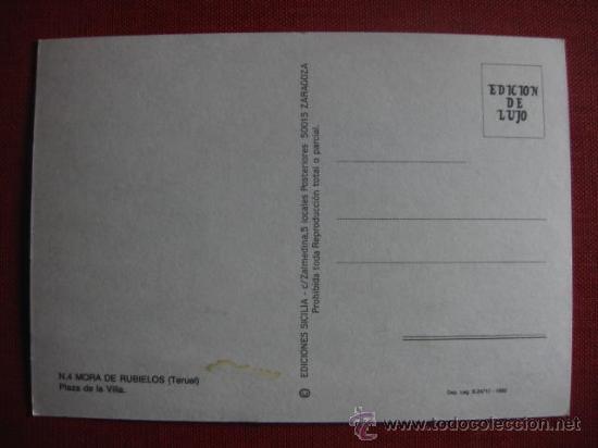 Postales: MORA DE RUBIELOS. TERUEL -   REF .  AH - 169 - Foto 2