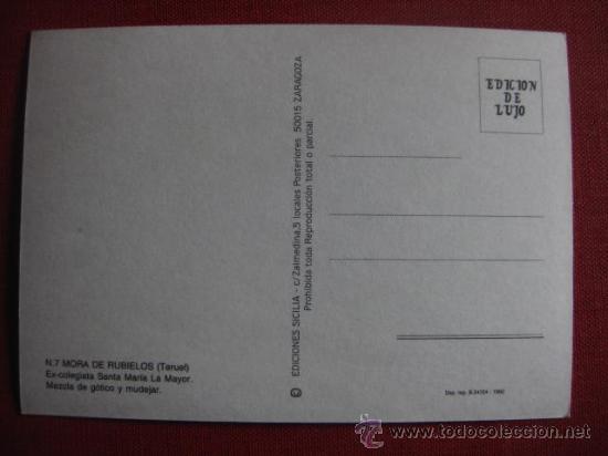 Postales: MORA DE RUBIELOS. TERUEL -   REF .  AH - 167 - Foto 2