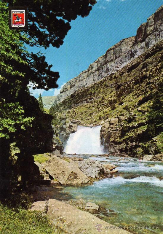 Postales: PIRINEO ARAGON&Eacute;S N&ordm; 417 PARQUE NACIONAL DE ORDESA GRADAS DE SOASO ED. FISA