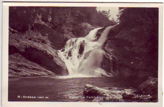 Postales: 5 - ordesa - salto: la tamborronera - postal fotografica - talleres zerkowitz