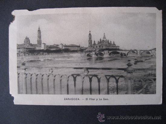 Postales: ZARAGOZA,EL PILAR Y LA SEO. - Foto 1
