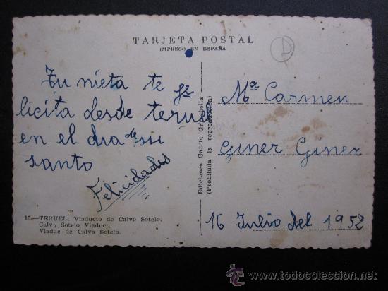 Postales: TERUEL - REF.: T-851 - Foto 2