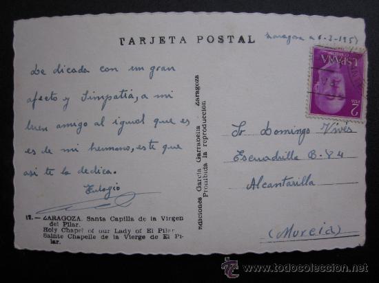 Postales: ZARAGOZA - REF.: T-886 - Foto 2