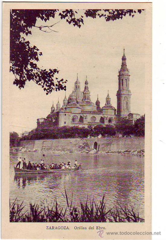 Postales: zaragoza - orillas del ebro - ediciones m. arribas - Foto 1