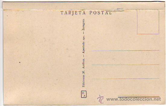 Postales: zaragoza - rio ebro - ediciones m. arribas - Foto 2