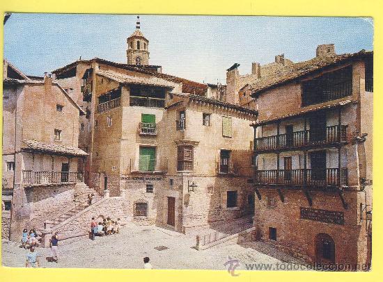 Postales: Postal-35-albaracin-teruel-plaza del generalisimo y murallas -edc,sicilia-zaragoza-P-1230