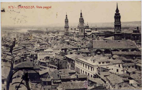 Postales: zaragoza. vista parcial - Foto 1