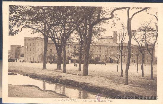 Postales: ZARAGOZA.- CASTILLO DE ALJAFERIA - Foto 1