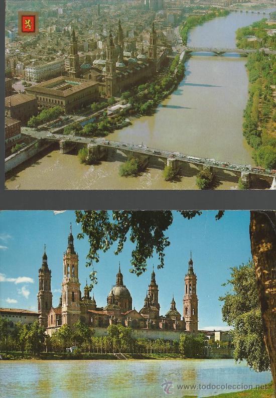 Postales: 2 POSTALES DE ZARAGOZA - Foto 1