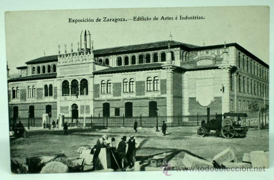 Postales: Postal Zaragoza Exposici&oacute;n Edificio Artes e Industrias Imp Alemana sin circular - Foto 1