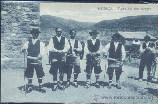 Postcards: HUESCA.- TIPOS DEL ALTO ARAG&Oacute;N