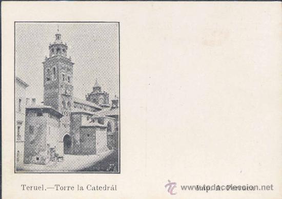 Postales: TERUEL.- TORRE DE LA CATEDRAL - Foto 1