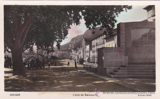 Postales: POSTAL GRAUS CALLE SALAMERO - Foto 1