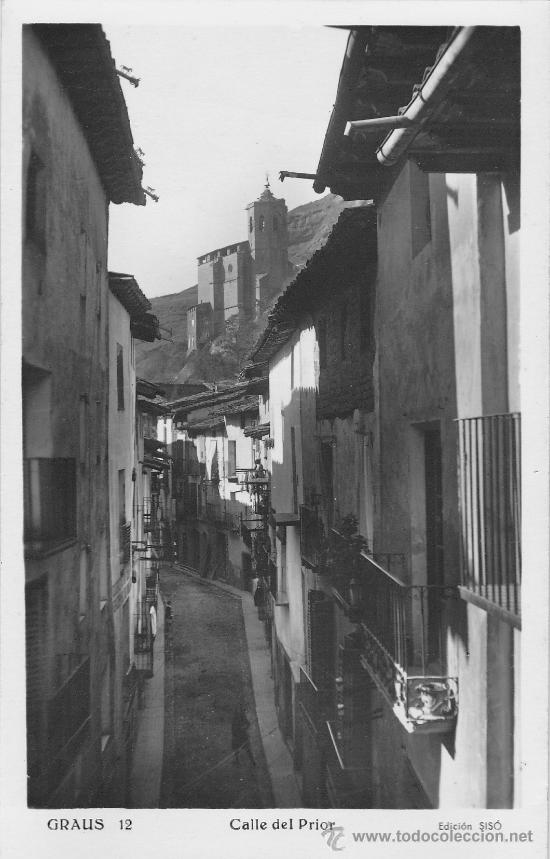 Postales: POSTAL GRAUS CALLE DEL PRIOR - Foto 1