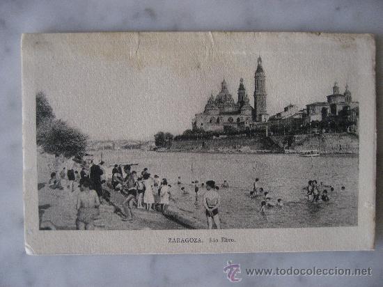 Postales: ANTIGUA POSTAL DE ZARAGOZA,RIO EBRO. - Foto 1
