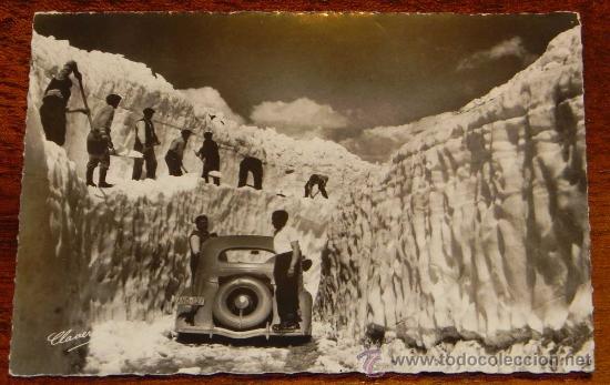 Postcards: ANTIGUA FOTO POSTAL DE VALLS D'ANDORRA - N. 26 - PORT D'ENVALIRA AL MES DE JUNY, FOT. V. CLAVEROL -