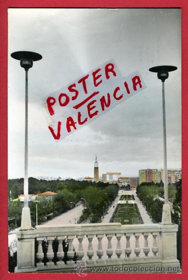 Postales: ZARAGOZA, PARQUE DE PRIMO DE RIVERA,   P62405 - Foto 1