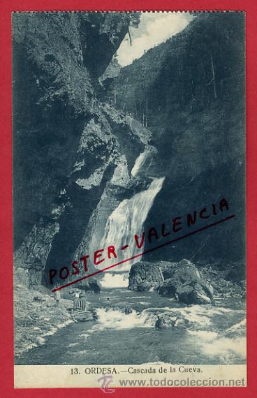Postales: ORDESA, HUESCA, CASCADA DE LA CUEVA,   P62553 - Foto 1