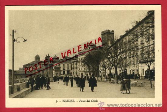 Postales: TERUEL, PASEO DEL OBALO,    P62586 - Foto 1