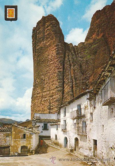 Postales: Riglos, un aspecto de los Mallos - Foto 1