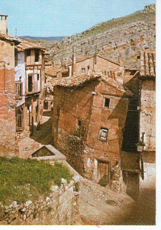 Postales: postal de albarracin - bajada de la calle chorro -