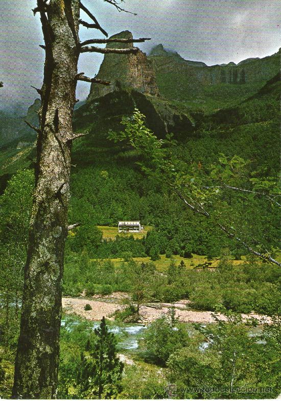 Postales: postal de parque nacional de ordesa - pirineo aragones- tozal mallo y pico salarons