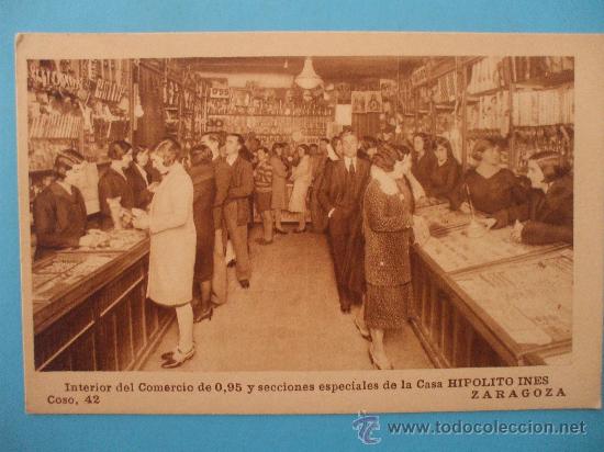 Postales: POSTAL INTERIOR DEL COMERCIO CASA HIPOLITO INES - Foto 1