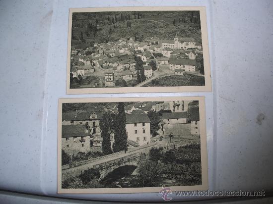Postales: 720.  SALLENT DE GALLEGO. LOTE 2 POSTALES N&ordm; 2 Y N&ordm; 5.  A&Ntilde;OS 40?