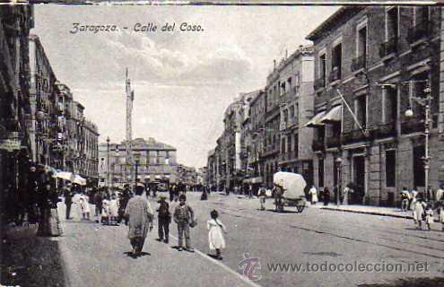Postales: ZARAGOZA. Calle del Coso. - Foto 1