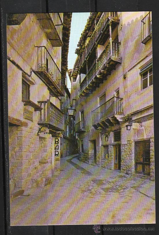 Postales: N&ordm; 10 ALBARRACIN. TIPICA CALLE DEL PORTAL DE MOLINA (MONUMENTO NACIONAL)